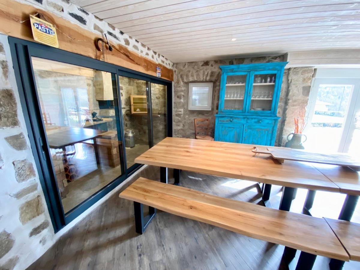 Gite De Groupe 160M2, 15P, Salle De Reception, Jardin, Terrasse Mazan-l'Abbaye Exterior foto